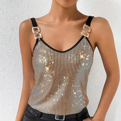 Sequined Tank Top