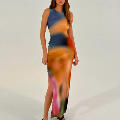 Tie Dye Midi Dress