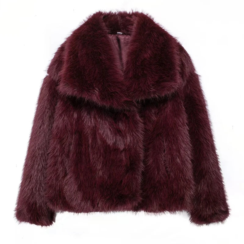 Ivory Luxe Fur Coat
