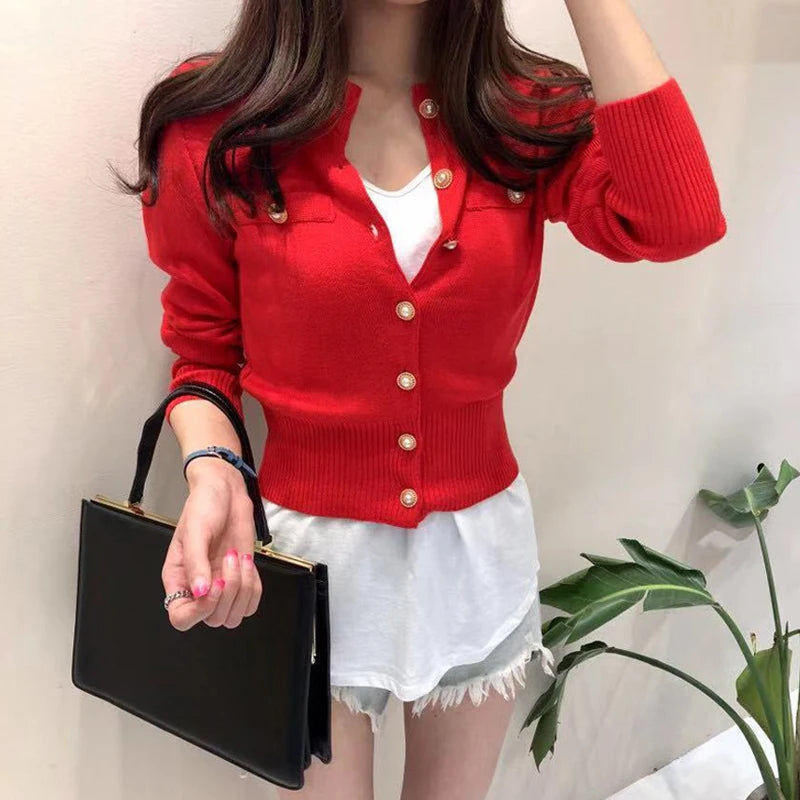 Alessandra Slim Knit Cardigan