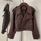Claire Faux Leather Jacket