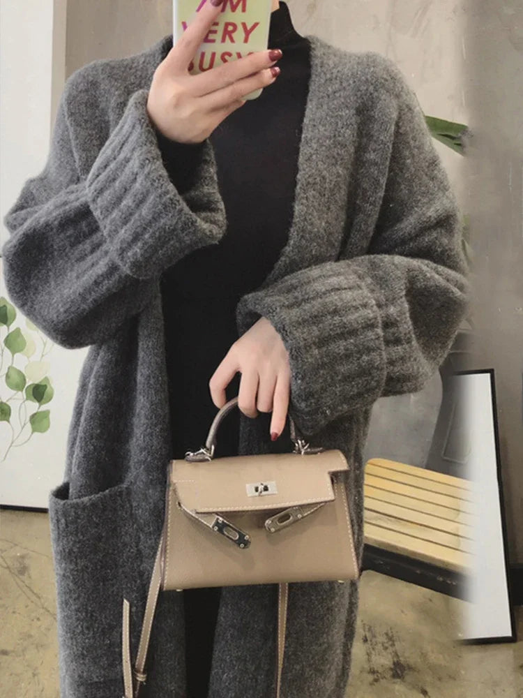 Women’s Long Knit Cardigan