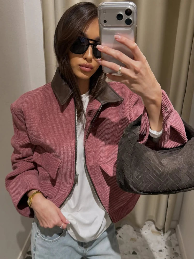 Soft Zip-Up Street Jacket
