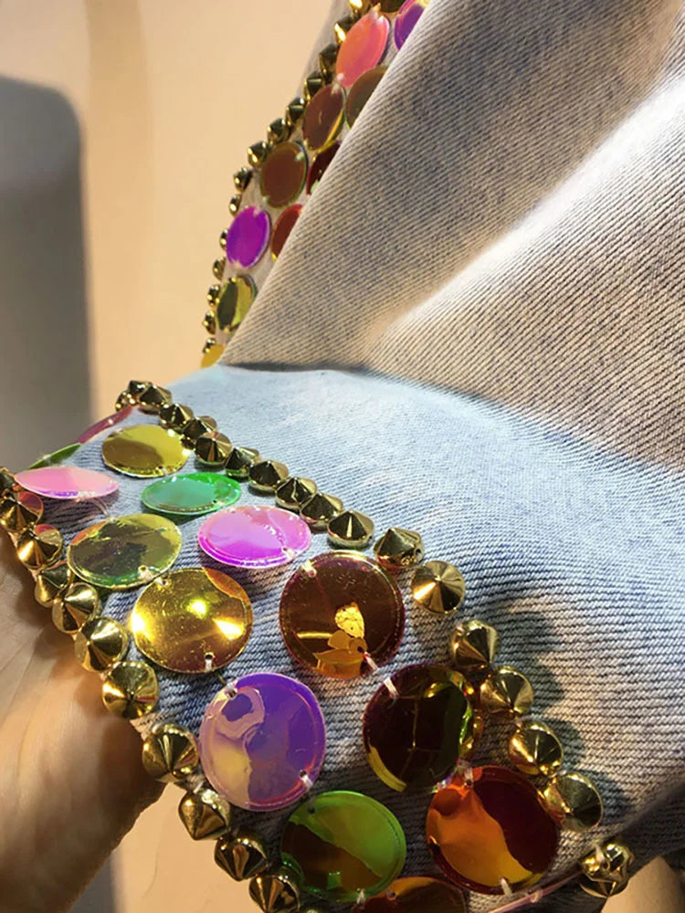 Colorful Sequins Short