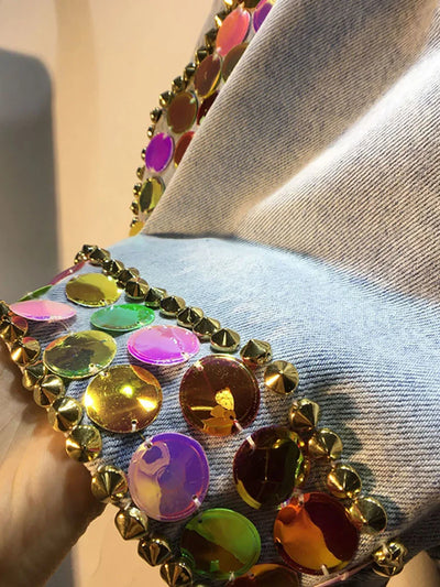 Colorful Sequins Short