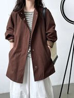 Elodie Short Lapel Trench Coat