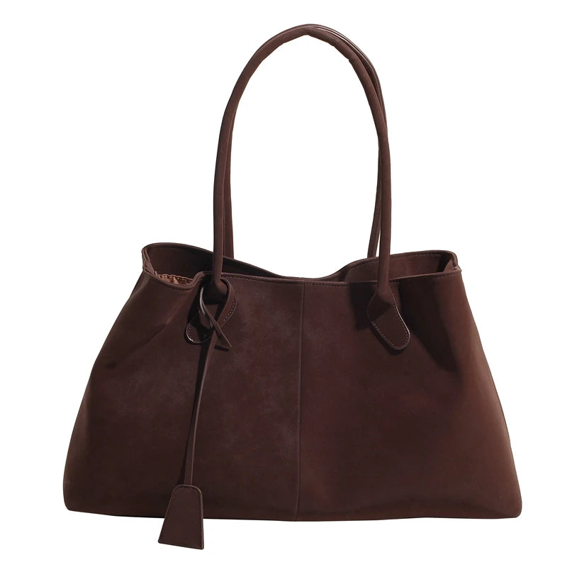 Margot Faux Suede Shoulder Bag