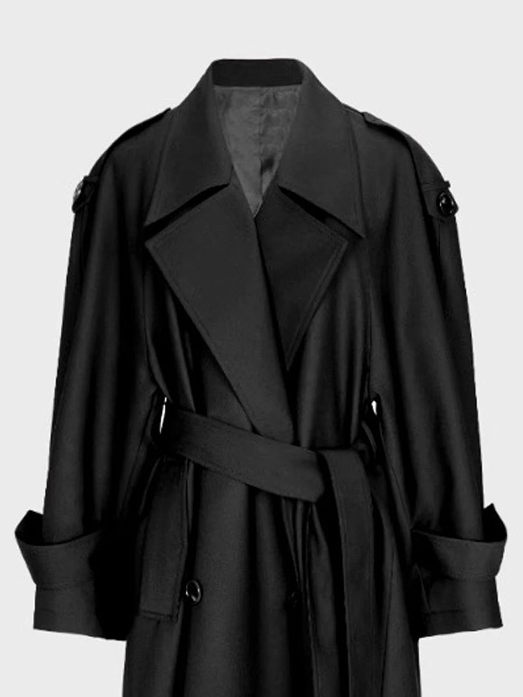 Sophia Double Breasted Long Trench Coat