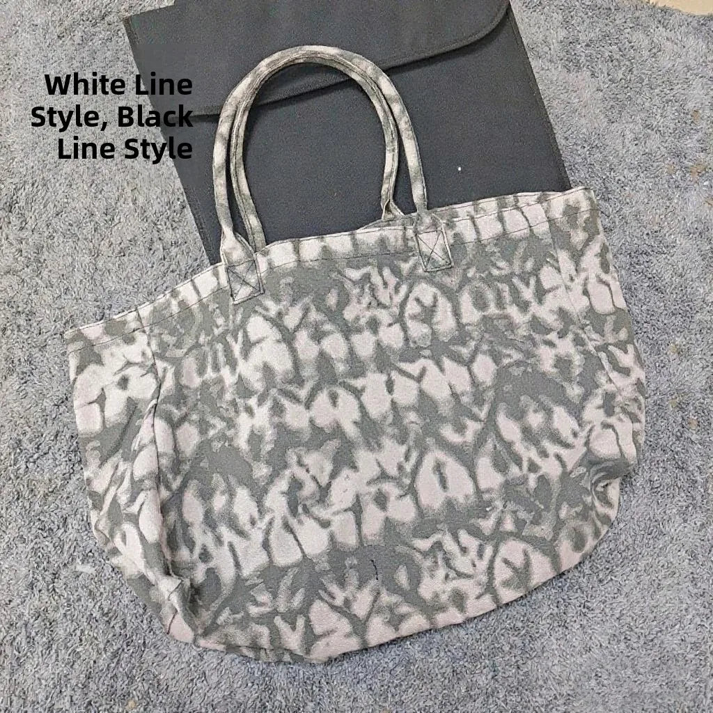 Large Capacity Canvas Fitness Bag