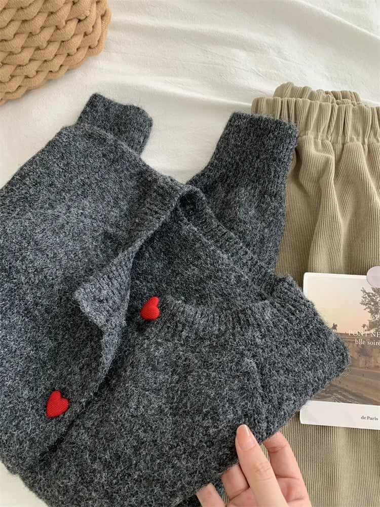 Ava Wool Knit Cardigan
