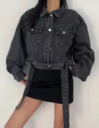 Cropped Denim Jacket