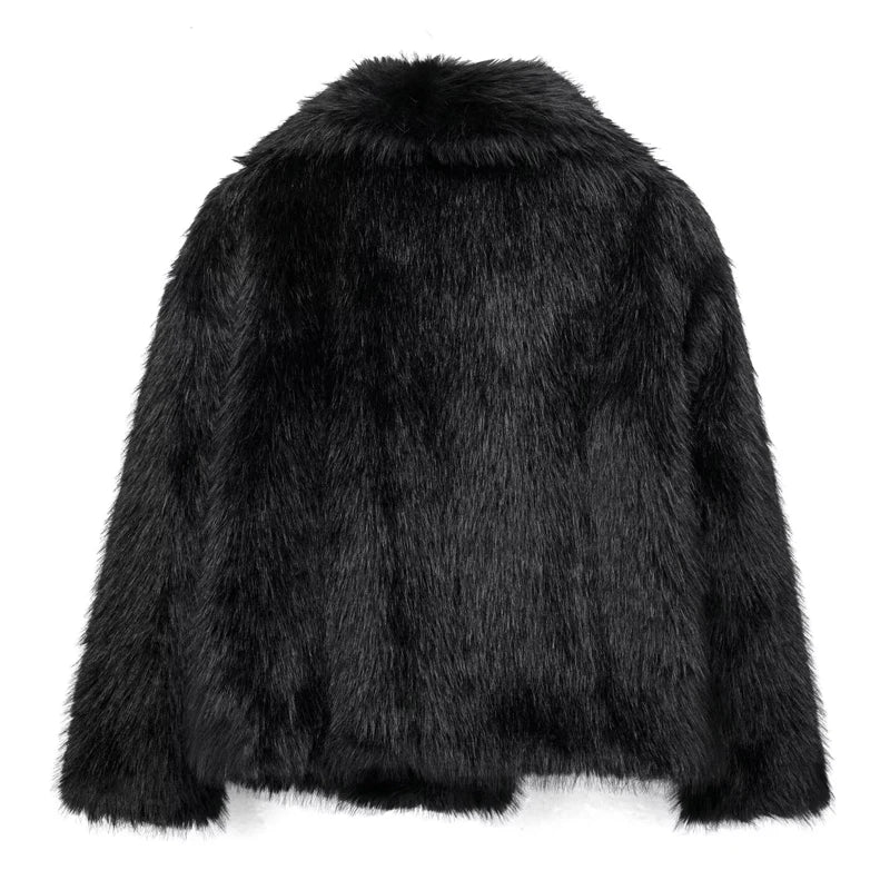 Ivory Luxe Fur Coat