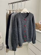 Ava Wool Knit Cardigan