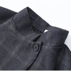 Irregular Check Blazer Jacket