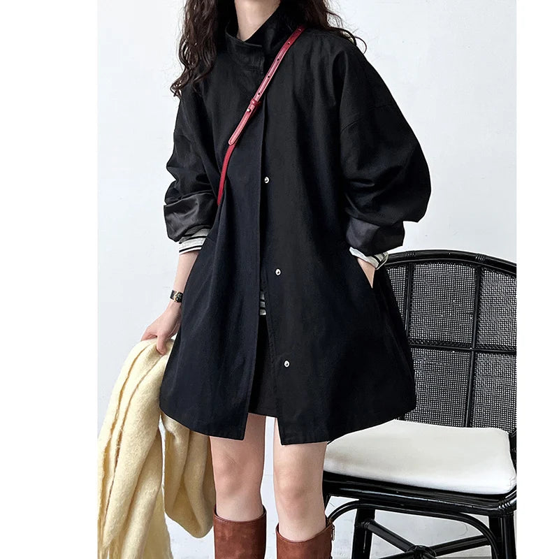 Elodie Short Lapel Trench Coat