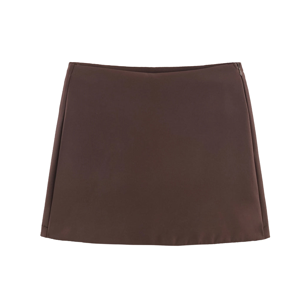 High Waist Spring Skort