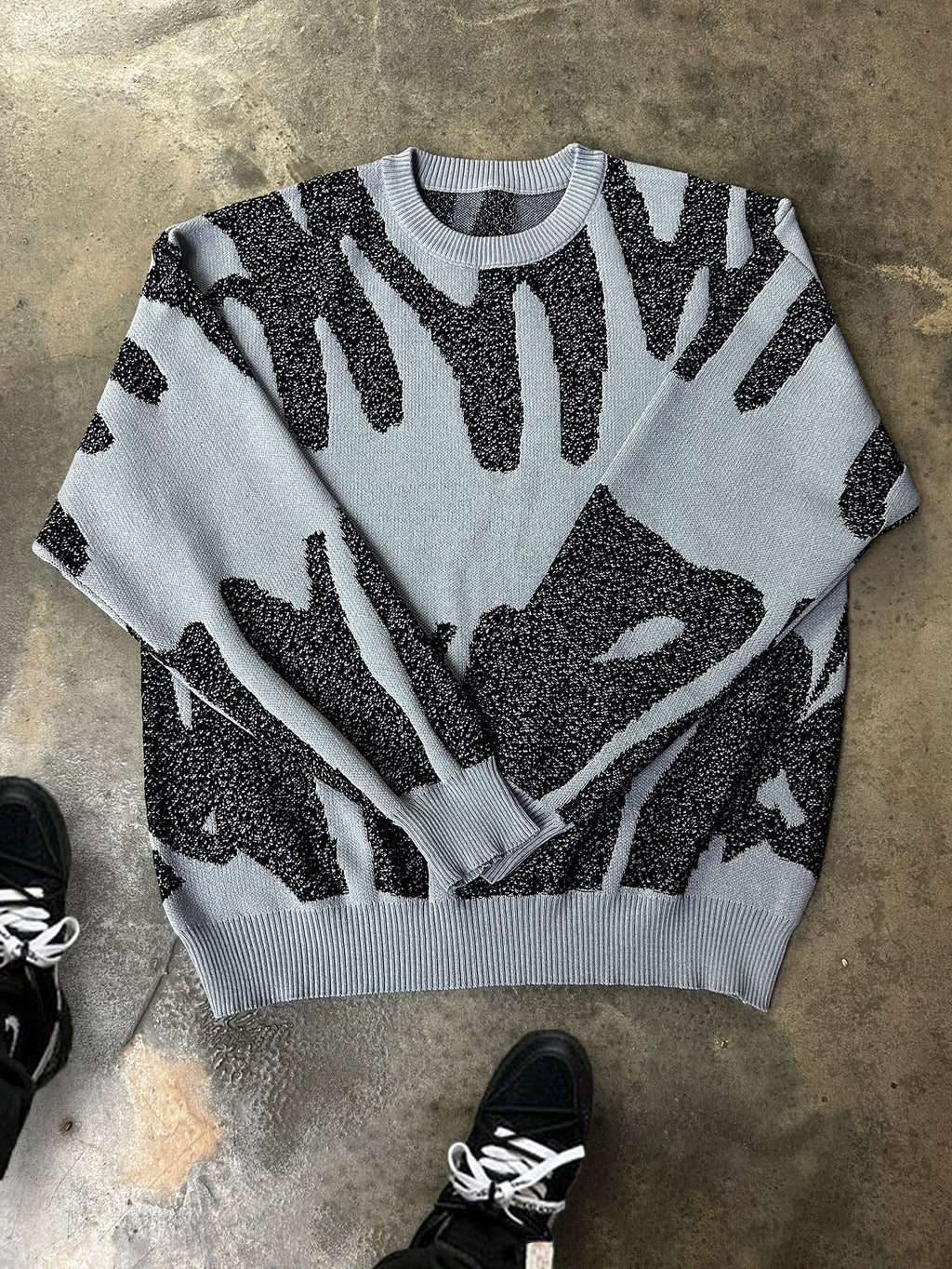 Milo Abstract Jacquard Knit Sweater