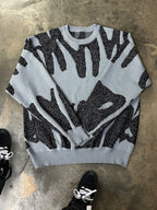 Milo Abstract Jacquard Knit Sweater
