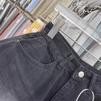 Women’s Lace Trim Denim Shorts