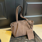 Maribel Suede Bucket Tote