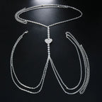 Maria Heart Chest Chain