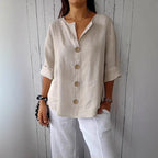 Sienna Linen Button Shirt