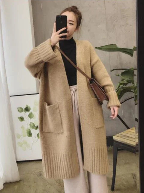 Women’s Long Knit Cardigan