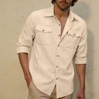 Luca Linen Utility Shirt