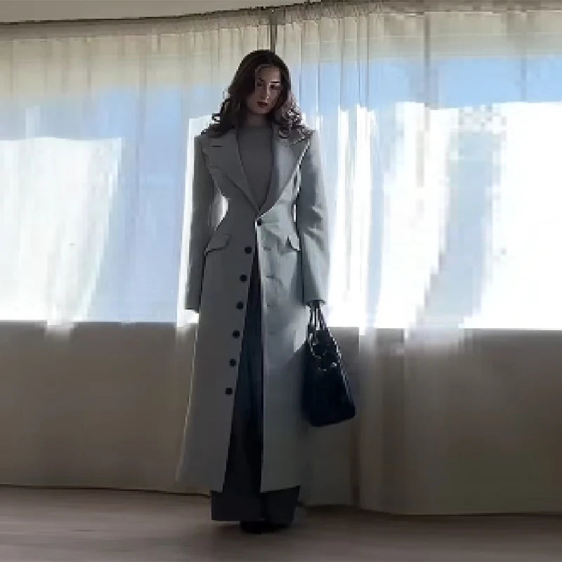 Women’s Slim Fit Long Coat