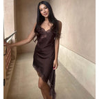 Lace Slip Mini Dress