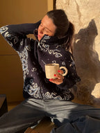 Women’s Jacquard Zip Cardigan