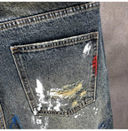 Rebel Ripped Denim Shorts
