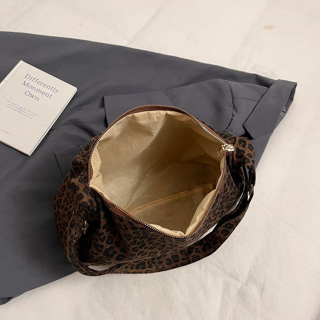 Leopard Print Shoulder Bag