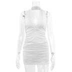 Deep V Evening Dress