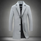 Adrian Long Wool Blend Coat