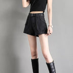 Cargo Denim Shorts