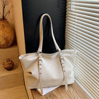 Mirella Suede Buckle Tote Bag