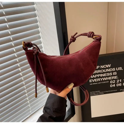 Velvet Shoulder Bag