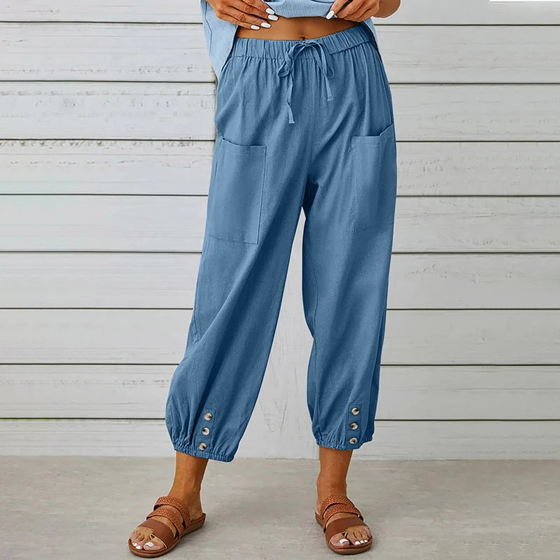 Clara Relaxed Linen Pants