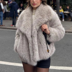 Fluffy Fur Coat