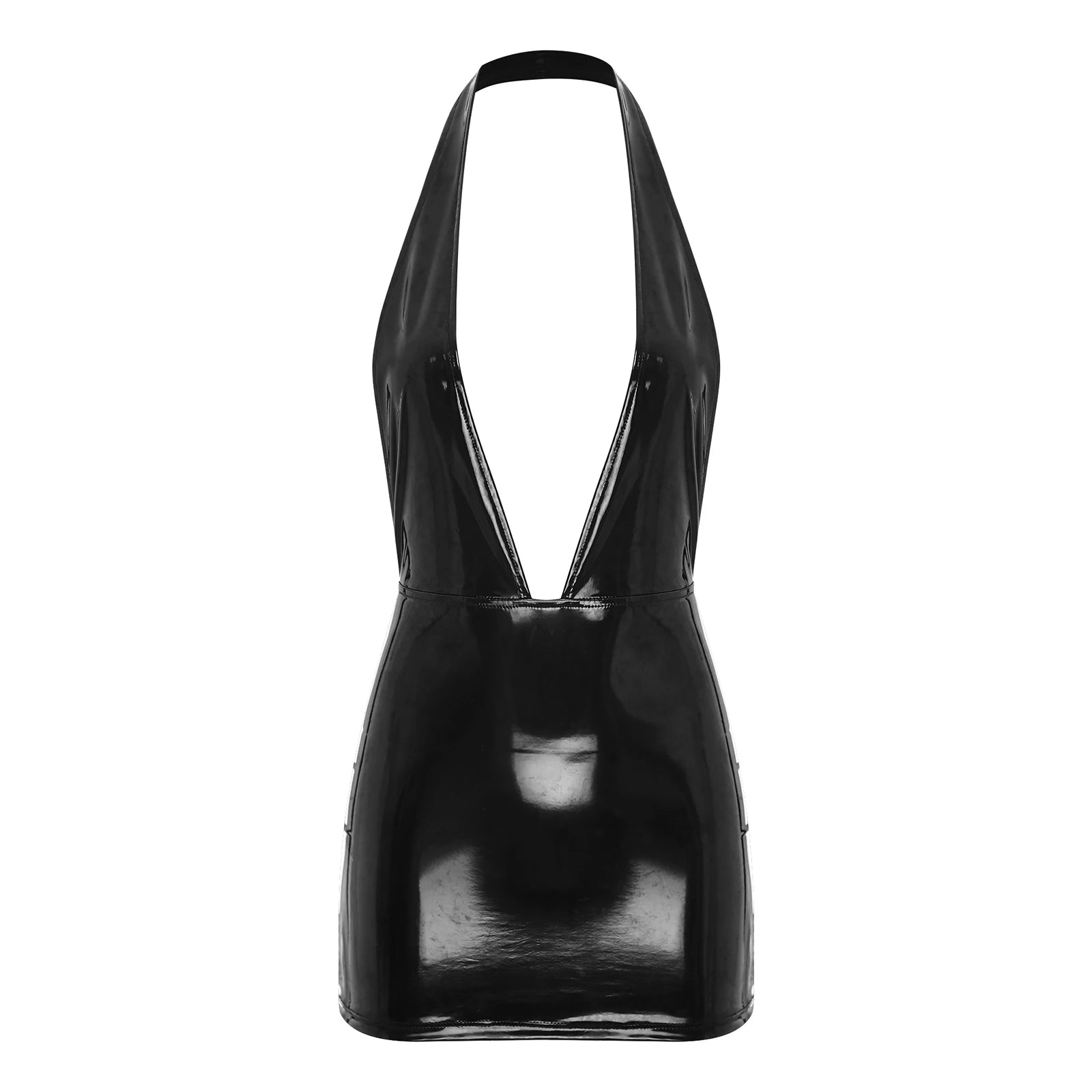 Women's Glossy Bodycon Dress
