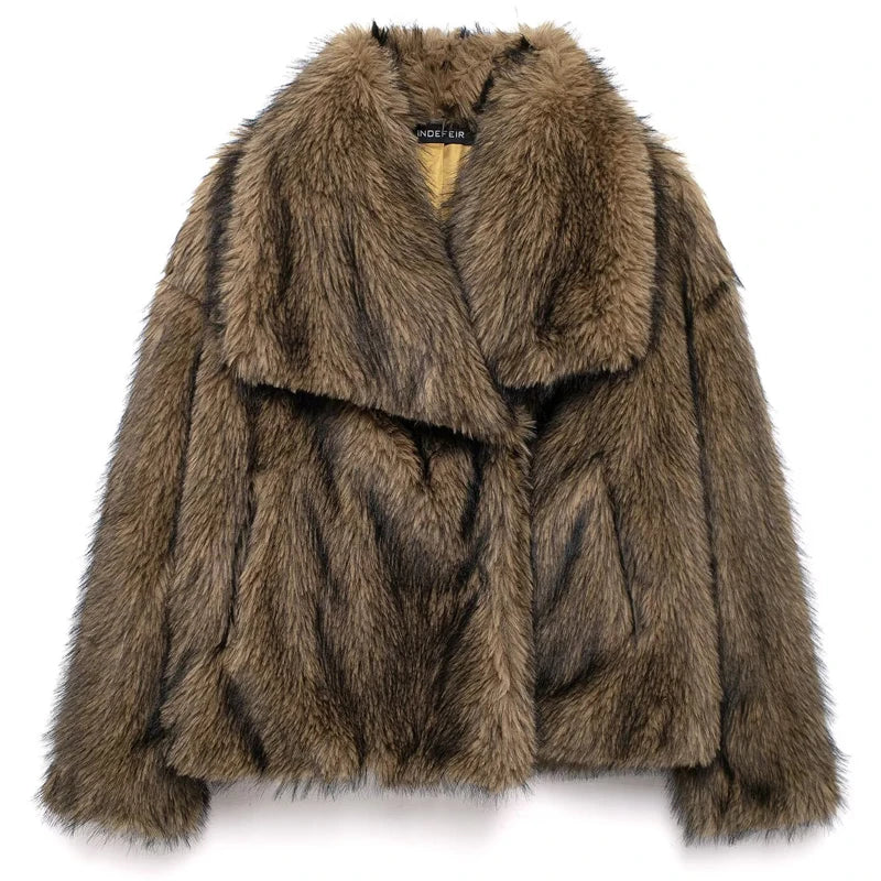 Ivory Luxe Fur Coat