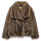 Ivory Luxe Fur Coat