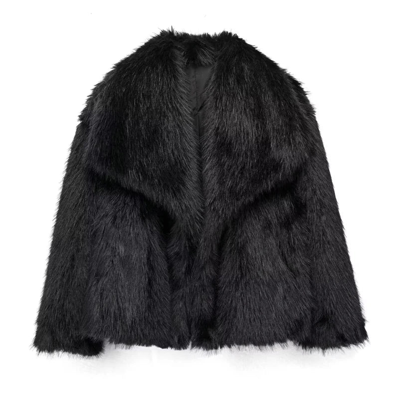 Ivory Luxe Fur Coat