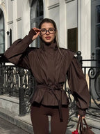 Women’s Cropped Trench Jacket