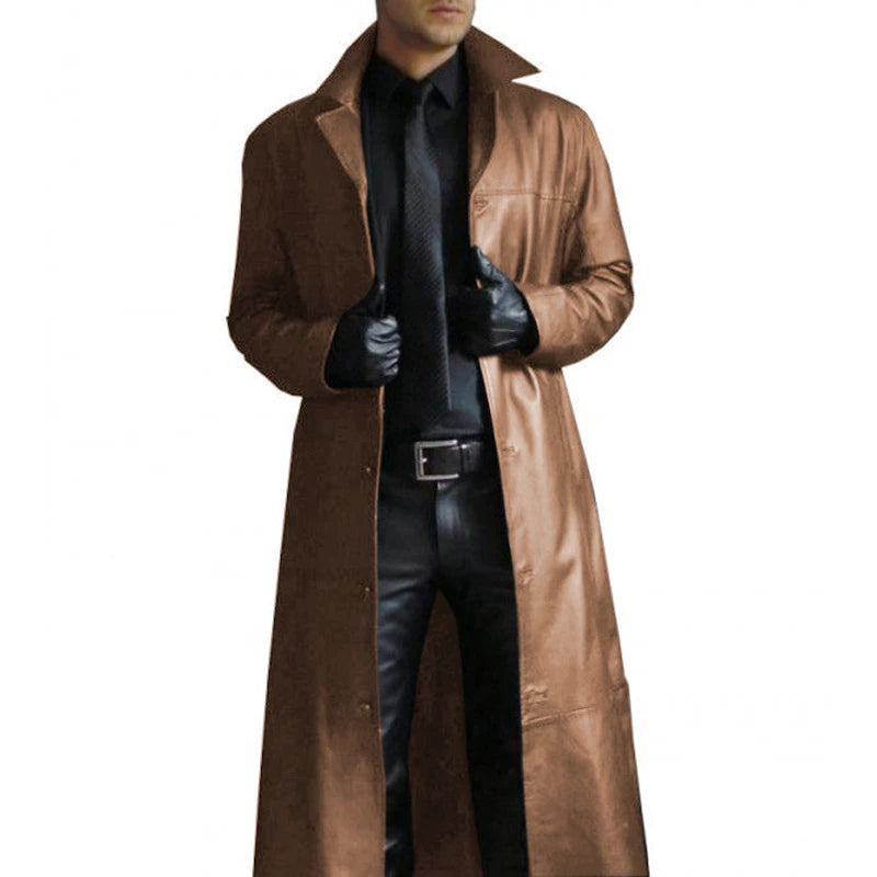 Dawson Leather Trench