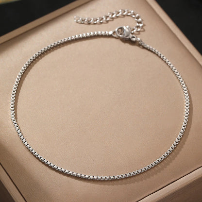 Laura Stainless Steel Anklet