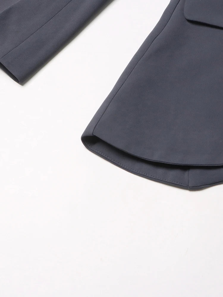 Bell Asymmetric Cutout Blazer