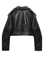 Women's Faux PU Leather Jacket