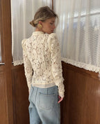 Women’s Lace Printed Blouse